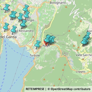 Mappa Via S. Vigilio, 38069 Nago-torbole TN, Italia (2.761)