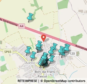Mappa Via Vittorio Alfieri, 33041 Aiello del Friuli UD, Italia (0.47037)