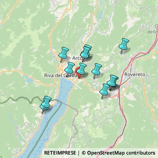 Mappa Via Naschione, 38069 Nago-torbole TN, Italia (5.89143)