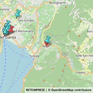Mappa Via Naschione, 38069 Nago-torbole TN, Italia (3.61615)