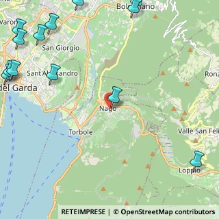 Mappa Via Naschione, 38069 Nago-torbole TN, Italia (3.762)