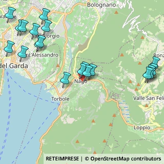Mappa Via Naschione, 38069 Nago-torbole TN, Italia (2.7685)