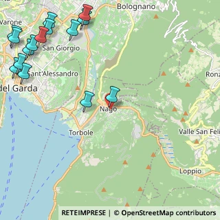 Mappa Via Naschione, 38069 Nago-torbole TN, Italia (3.33067)