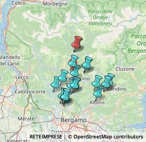 Mappa Via Santuario Sud, 24015 San Giovanni Bianco BG, Italia (10.7875)