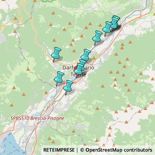Mappa P.za Fiorini Tolmino, 25047 Darfo Boario Terme BS, Italia (3.71167)