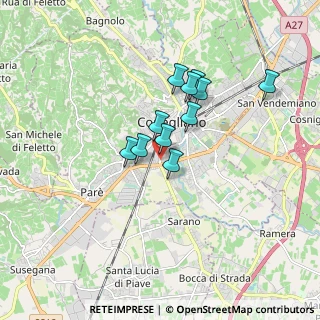 Mappa Via Alfonso Lamarmora, 31015 Conegliano TV, Italia (1.25091)