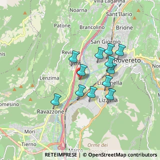 Mappa Via Ai Corsi, 38060 Isera TN, Italia (1.43167)