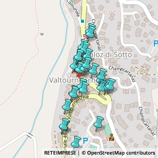 Mappa Via della Chiesa, 11028 Valtournenche AO, Italia (0.08889)