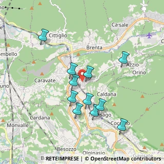 Mappa Vicolo Solferino, 21036 Gemonio VA, Italia (1.70636)
