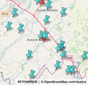 Mappa Via Colle, 33082 Azzano Decimo PN, Italia (4.93)