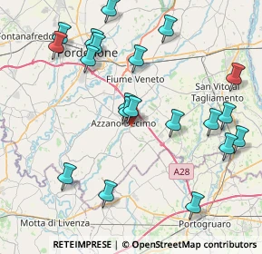 Mappa Via Colle, 33082 Azzano Decimo PN, Italia (8.9025)