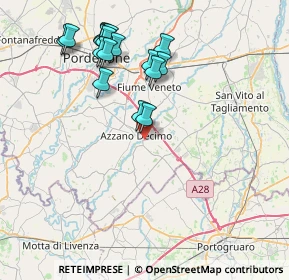 Mappa Via Colle, 33082 Azzano Decimo PN, Italia (8.04471)