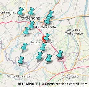 Mappa Via Colle, 33082 Azzano Decimo PN, Italia (7.22353)