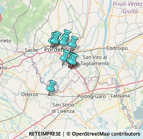 Mappa Via Colle, 33082 Azzano Decimo PN, Italia (7.95455)