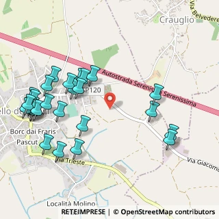 Mappa Via Guglielmo Marconi, 33041 Aiello del Friuli UD, Italia (0.6)