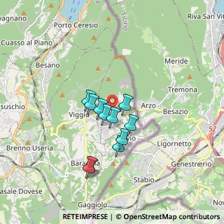 Mappa 21050 Saltrio VA, Italia (1.28455)