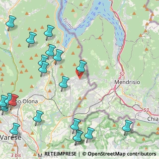 Mappa 21050 Saltrio VA, Italia (6.2535)