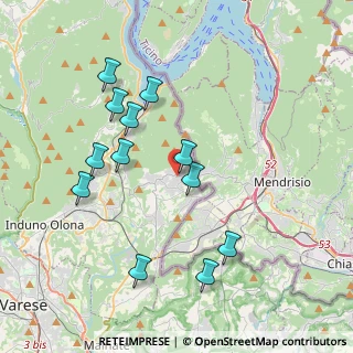 Mappa 21050 Saltrio VA, Italia (3.81667)
