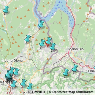 Mappa 21050 Saltrio VA, Italia (7.123)
