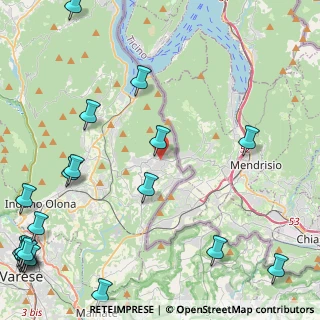 Mappa 21050 Saltrio VA, Italia (7.0335)