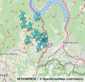 Mappa 21050 Saltrio VA, Italia (2.43273)