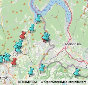 Mappa 21050 Saltrio VA, Italia (6.1995)