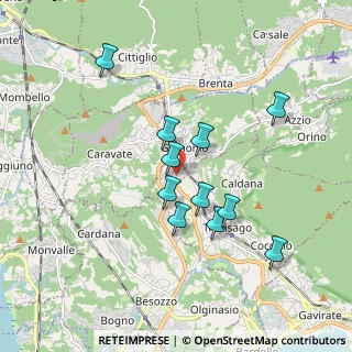 Mappa Via Clivio, 21036 Gemonio VA, Italia (1.57818)