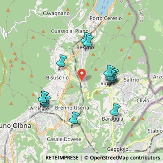 Mappa Via Luigi Settembrini, 21050 Bisuschio VA, Italia (1.87692)