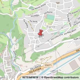 Mappa Via Duca D'Aosta, 37, 24020 Parre, Bergamo (Lombardia)