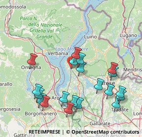 Mappa Via Europa, 21038 Sangiano VA, Italia (17.0695)