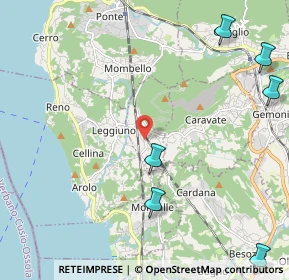 Mappa Via Europa, 21038 Sangiano VA, Italia (3.926)