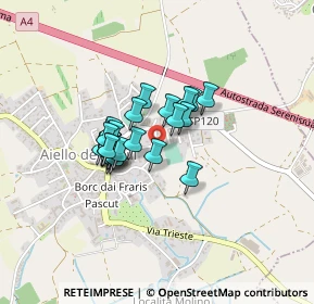 Mappa Via Pierina de Savorgnani, 33041 Aiello del Friuli UD, Italia (0.26923)