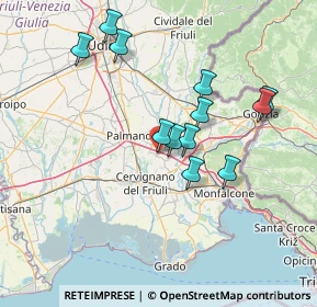 Mappa Via Pierina de Savorgnani, 33041 Aiello del Friuli UD, Italia (13.18667)