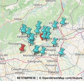Mappa Via Francesco Fabbri, 31020 Sernaglia della Battaglia TV, Italia (10.25)