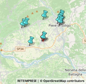 Mappa Via Francesco Fabbri, 31020 Sernaglia della Battaglia TV, Italia (3.52583)