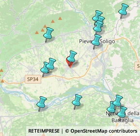 Mappa Via Francesco Fabbri, 31020 Sernaglia della Battaglia TV, Italia (4.82714)