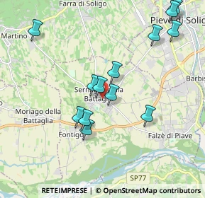 Mappa Via Francesco Fabbri, 31020 Sernaglia della Battaglia TV, Italia (1.95615)