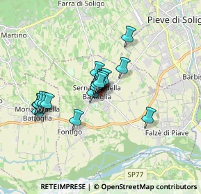 Mappa Via Francesco Fabbri, 31020 Sernaglia della Battaglia TV, Italia (1.2435)