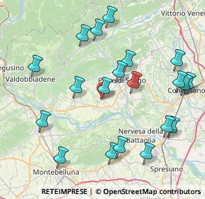 Mappa Via Francesco Fabbri, 31020 Sernaglia della Battaglia TV, Italia (8.958)
