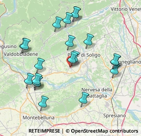 Mappa Via Francesco Fabbri, 31020 Sernaglia della Battaglia TV, Italia (8.1625)