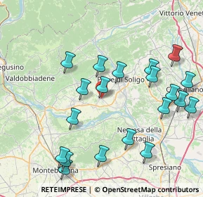 Mappa Via Francesco Fabbri, 31020 Sernaglia della Battaglia TV, Italia (8.8755)