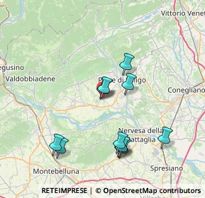 Mappa Via Francesco Fabbri, 31020 Sernaglia della Battaglia TV, Italia (7.22909)