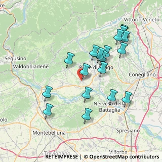 Mappa Piazza Martiri d. Libertà, 31020 Sernaglia della Battaglia TV, Italia (7.79684)