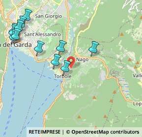 Mappa 38069 Nago-torbole TN, Italia (2.5125)