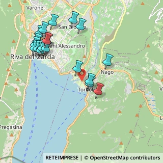 Mappa Via al Còr, 38069 Nago-torbole TN, Italia (2.273)