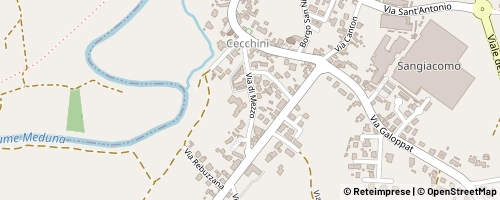 Mappa Pasiano di Pordenone