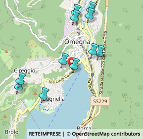 Mappa Via al Poggio, 28887 Omegna VB, Italia (1.03182)