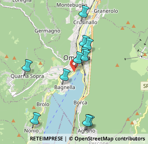 Mappa Via al Poggio, 28887 Omegna VB, Italia (1.95333)