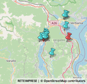 Mappa Via al Poggio, 28887 Omegna VB, Italia (4.55727)