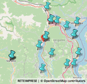 Mappa Via al Poggio, 28887 Omegna VB, Italia (9.377)